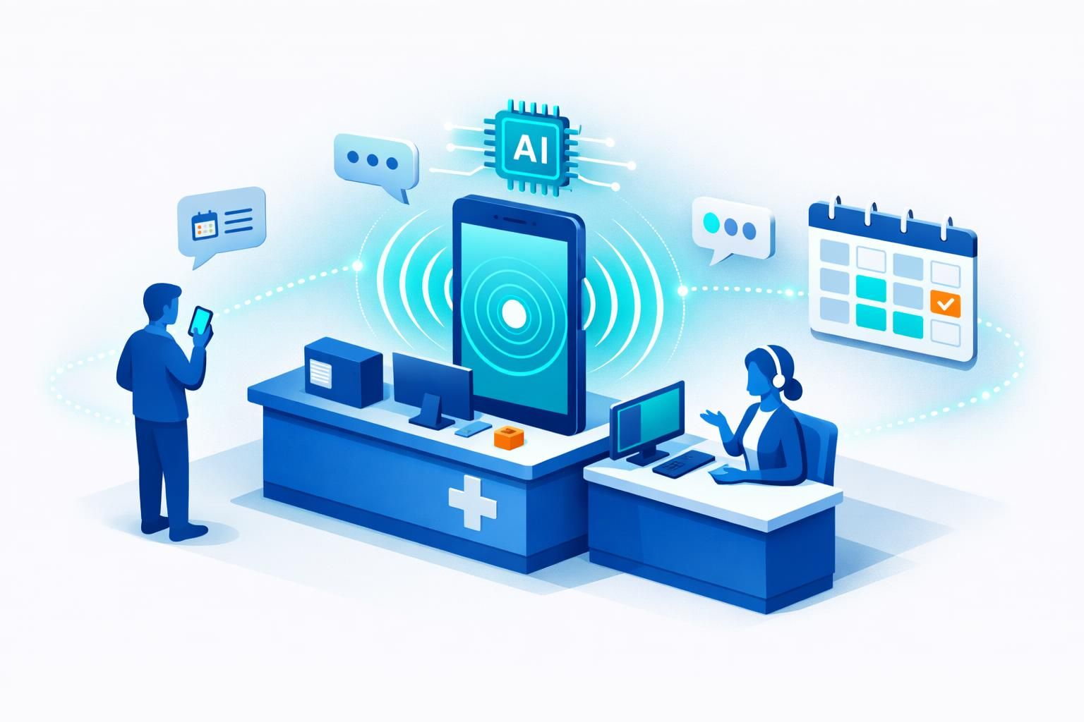 découvrez notre callbot pour cabinet médical, conçu pour automatiser efficacement la prise de rendez-vous patients et optimiser la gestion de votre agenda.