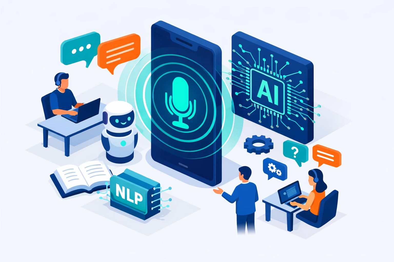 découvrez comment l'intelligence artificielle utilise le nlp et les voicebots pour comprendre et traiter le langage naturel, révolutionnant ainsi les interactions homme-machine.