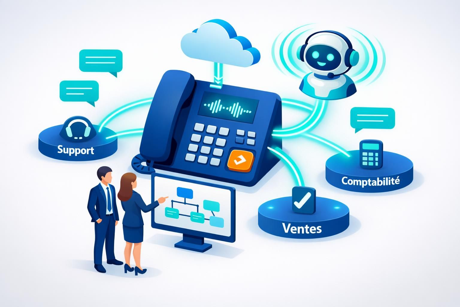 découvrez les 7 étapes essentielles pour réussir la mise en place d'un accueil téléphonique automatisé efficace et optimiser la gestion de vos appels professionnels.