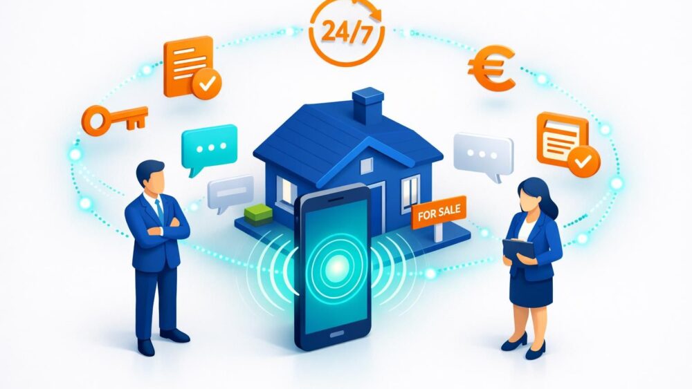 optimisez la qualification de vos leads vendeurs en immobilier grâce à notre callbot disponible 24h/24, pour un suivi efficace et sans effort.