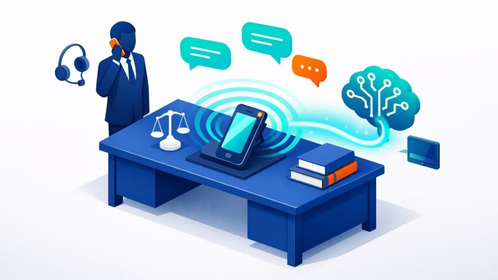 optimisez la gestion de votre cabinet d'avocat grâce à notre callbot : automatisez l'accueil téléphonique, améliorez la réactivité et offrez un service client efficace 24/7.