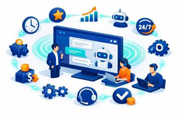 découvrez pourquoi utiliser un chatbot peut transformer votre business avec 10 bénéfices concrets, de l'amélioration du service client à l'augmentation des ventes.