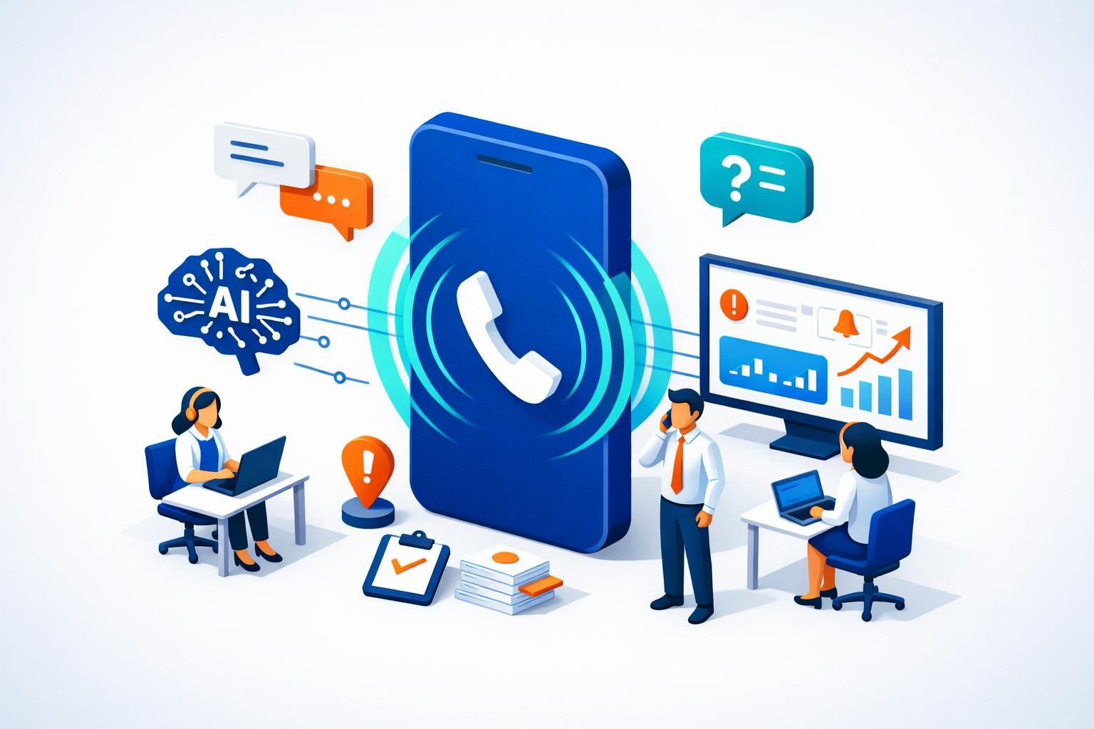 découvrez comment un callbot entrant peut automatiser l'accueil des appels tout en maintenant une haute qualité de service, améliorant ainsi l'efficacité et la satisfaction client.