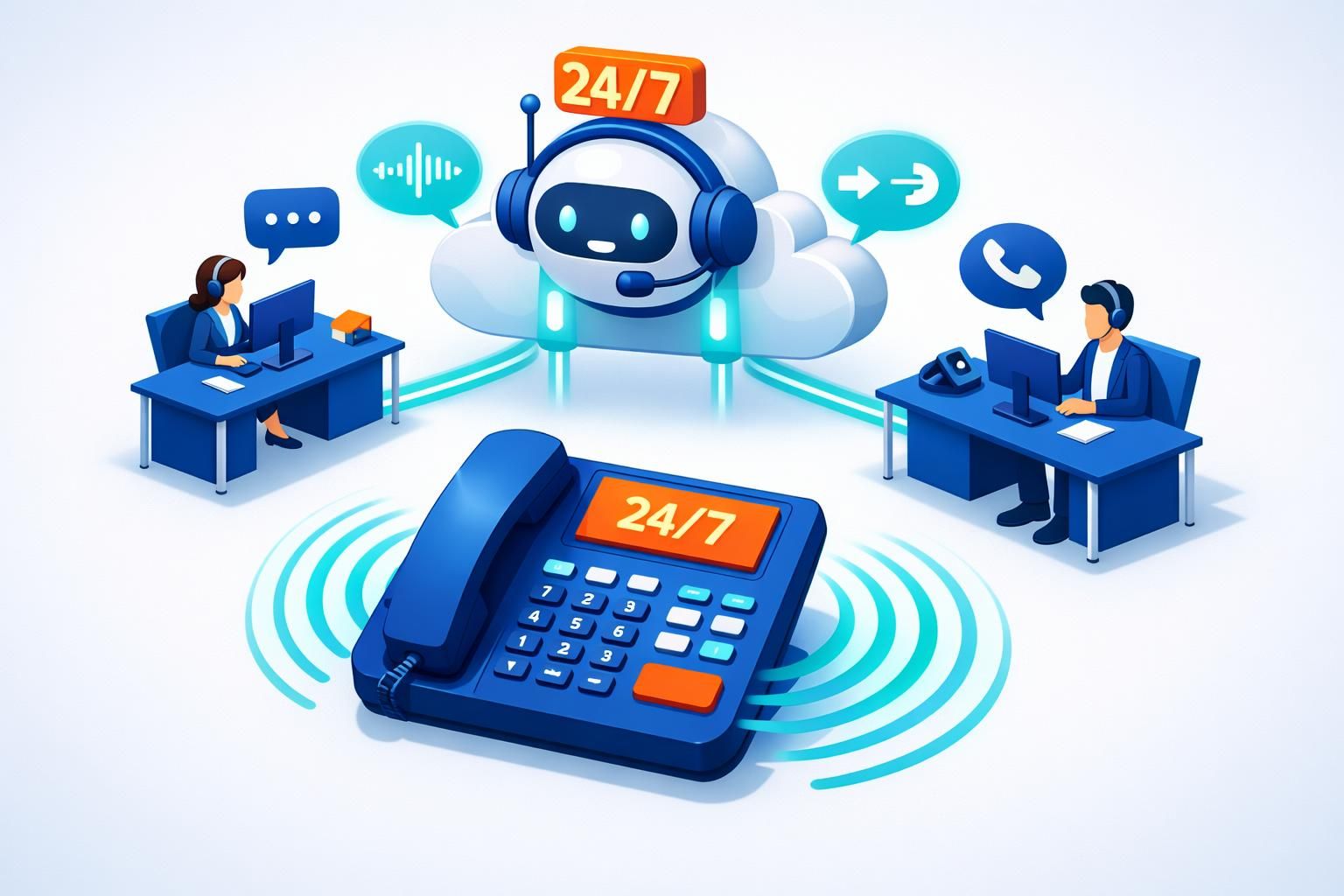 découvrez les avantages d'un callbot disponible 24h/24 pour assurer un accueil téléphonique permanent, améliorer la gestion des appels et offrir un service client efficace à tout moment.
