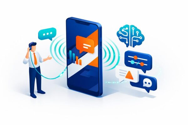 découvrez notre callbot personnalisé, une solution d'agent vocal adaptée à l'image de votre marque pour améliorer l'expérience client et renforcer votre identité.