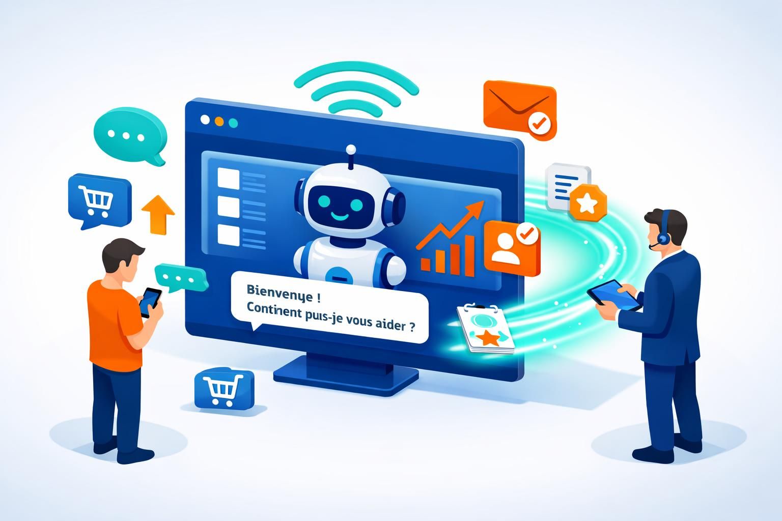 découvrez comment un chatbot peut révolutionner votre stratégie de vente et augmenter votre taux de conversion de 30% grâce à des interactions personnalisées et un support client efficace.