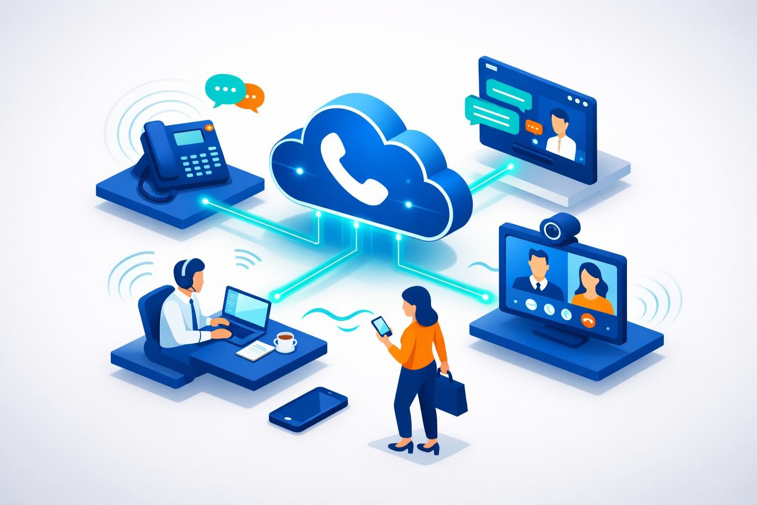 découvrez la téléphonie unifiée, une solution intégrée combinant voix, chat et vidéo pour améliorer la communication et la collaboration au sein de votre entreprise.
