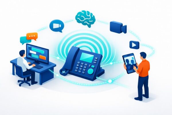 découvrez comment la téléphonie unifiée intègre voix, chat et vidéo en une solution complète pour améliorer la communication et la collaboration au sein de votre entreprise.