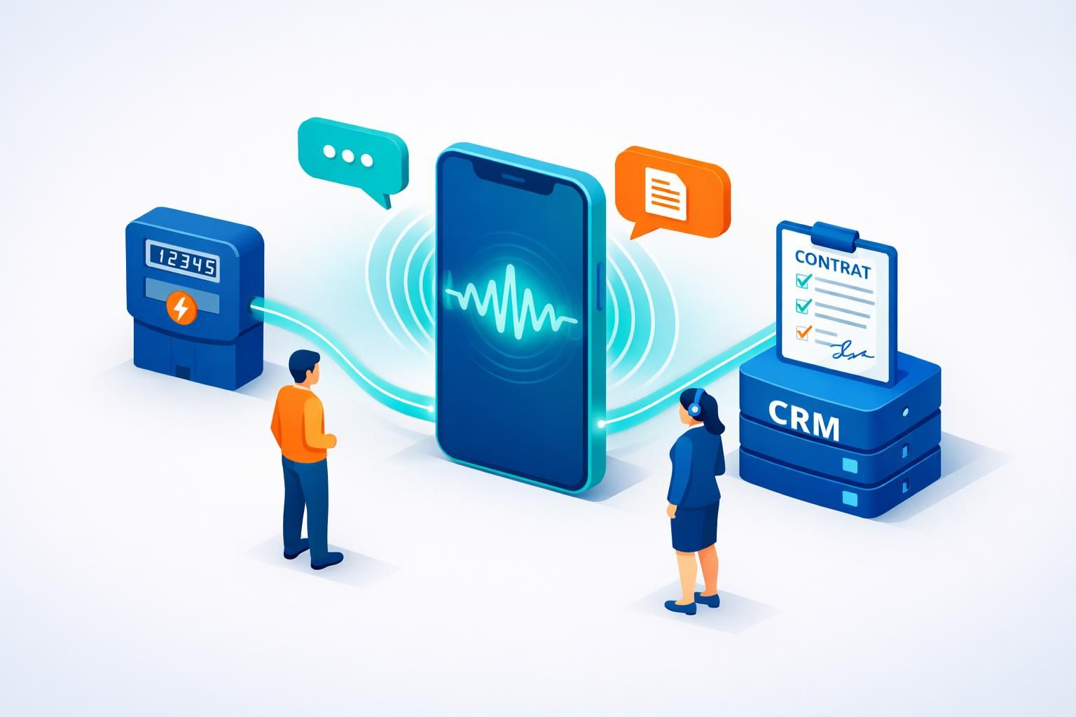 découvrez voicebot énergie, la solution innovante pour automatiser les demandes de contrat et les relevés, simplifiant ainsi la gestion énergétique et améliorant l'expérience client.