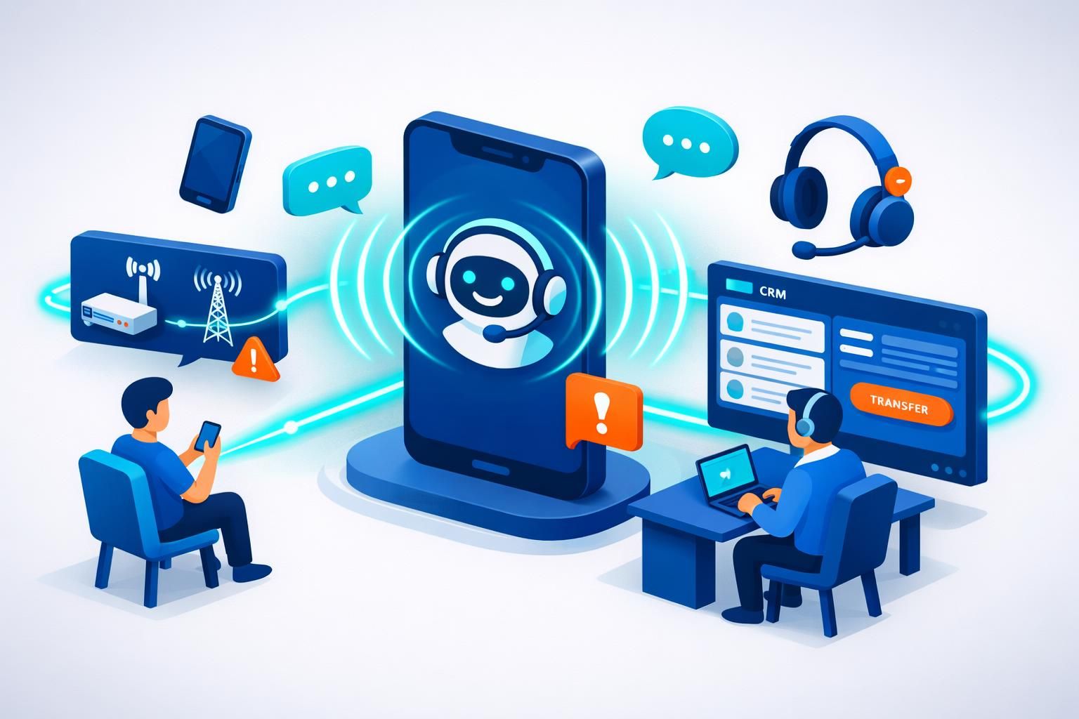 découvrez comment un voicebot télécom peut automatiser efficacement le support client des opérateurs, améliorer l'expérience utilisateur et réduire les coûts opérationnels.