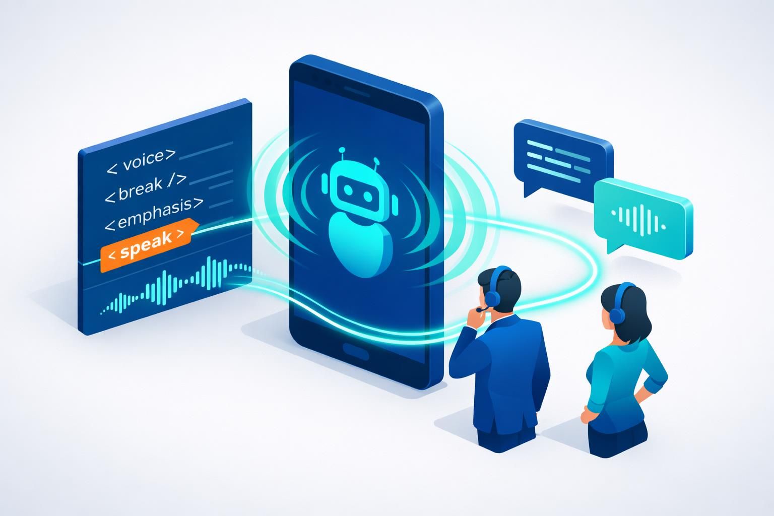 découvrez comment personnaliser la voix et l'intonation de votre agent conversationnel grâce aux voicebots et à la technologie ssml pour une expérience utilisateur naturelle et engageante.
